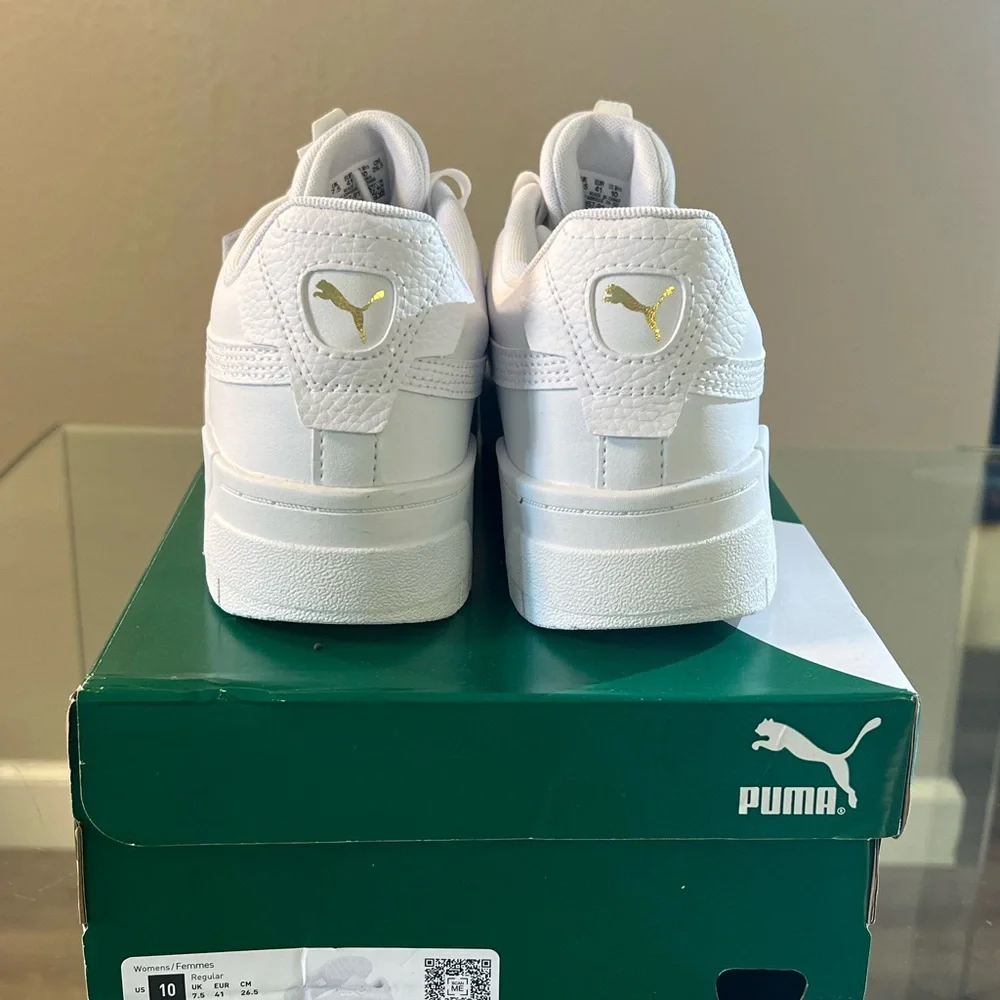 #NWT #PUMA Cali Dream Lth (Womans) 2022 White on White! Size US: 10 - Picture 8 of 10